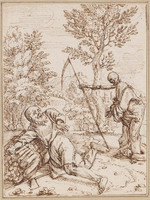 K V 003
<br/>
Een houthakker en de Dood
<br/>
<em>Onofri, Crescenzio (1634-1714)</em>